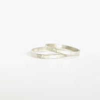 Message Stacking Rings - Love Edition - Chocolate and Steel