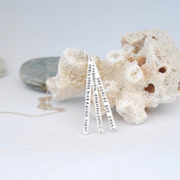 "Never Doubt That a Small Group of Thoughtful, Committed Citizens Can Change the World" -Margaret Mead Quote Necklace - Chocolate and Steel