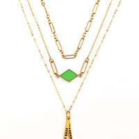 "Never forget how wildly capable you are" quote necklace - Chocolate and Steel