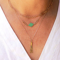 "Never forget how wildly capable you are" quote necklace - Chocolate and Steel