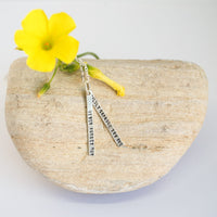 "Never forget how wildly capable you are" quote necklace - Chocolate and Steel