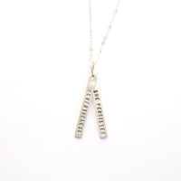 "Nevertheless She Persisted" quote necklace - Chocolate and Steel