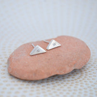 Nova Studs - Chocolate and Steel