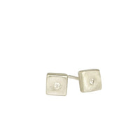 Nova Studs - Chocolate and Steel