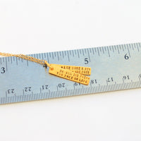 "Of All The Paths You Take in Life, Make Sure a Few of Them Are Dirt" -John Muir Quote Necklace - Chocolate and Steel