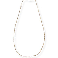 Petite Box Layering Chain - Chocolate and Steel