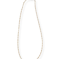 Petite Figaro Layering Chain - Chocolate and Steel
