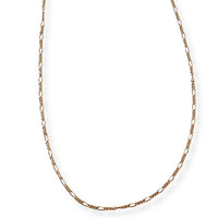 Petite Figaro Layering Chain - Chocolate and Steel