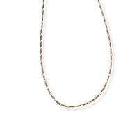 Petite Figaro Layering Chain - Chocolate and Steel