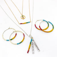 Pride - Encircled Necklace - Chocolate and Steel