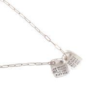 Anais Nin Rune Necklace "We do not see things the way they are. We see things the way we are" - Chocolate and Steel