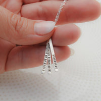 "Somewhere, something incredible waiting to be known" -Carl Sagan quote necklace - Chocolate and Steel