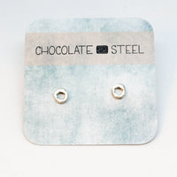 Sprocket Studs - Chocolate and Steel