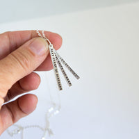 "Stay Close To Anything That Makes You Glad You Are Alive" -Hafez quote necklace - Chocolate and Steel