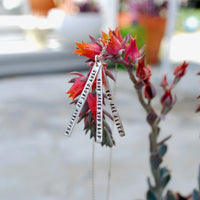 "Stay Close To Anything That Makes You Glad You Are Alive" -Hafez quote necklace - Chocolate and Steel