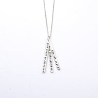 "Stay Close To Anything That Makes You Glad You Are Alive" -Hafez quote necklace - Chocolate and Steel