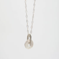 "The Waimea" Arch Link Necklace - Chocolate and Steel