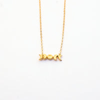 Tiny Mantra - Moon Phase choker - Chocolate and Steel - accentnecklace - Artisan Collection - astrology -