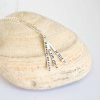 "To realize our dreams we must decide to wake up." -Josephine Baker quote necklace - Chocolate and Steel