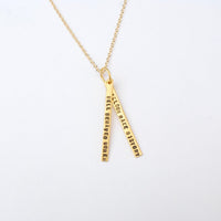 "Well Behaved Women Seldom Make History" Laurel Thatcher Ulrich Quote Necklace - Chocolate and Steel