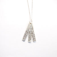 "What you think you become, what you feel you attract, what you imagine you create" -Buddha Quote Necklace - Chocolate and Steel