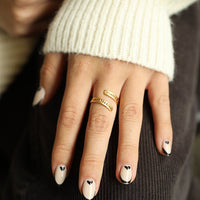 "When You Come to the End of your Rope Tie a Knot and Hang On" -Franklin D. Roosevelt Wrap Ring - Chocolate and Steel