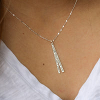 "You are absolutely unique just like everyone else." -Margaret Mead Quote Necklace - Chocolate and Steel