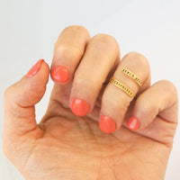 "You Are My Sun My Moon and All My Stars" -EE Cummings Wrap Ring - Chocolate and Steel