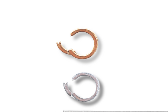 14kt Gold Fill and Sterling Silver Charm Collector - Chocolate and Steel