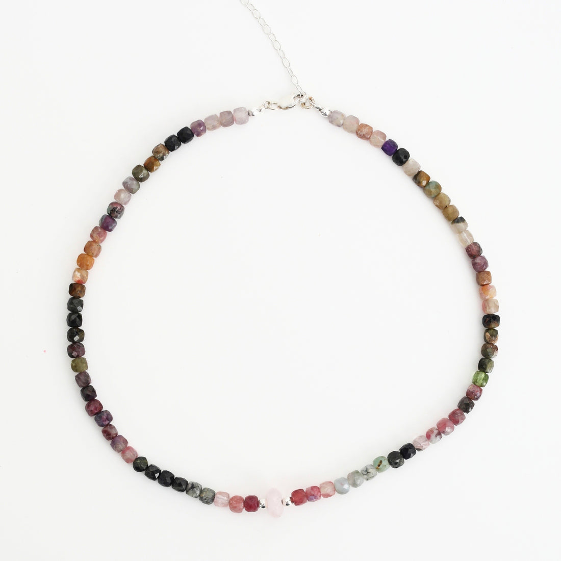 Betty Tourmaline and Morganite Beaded Necklace