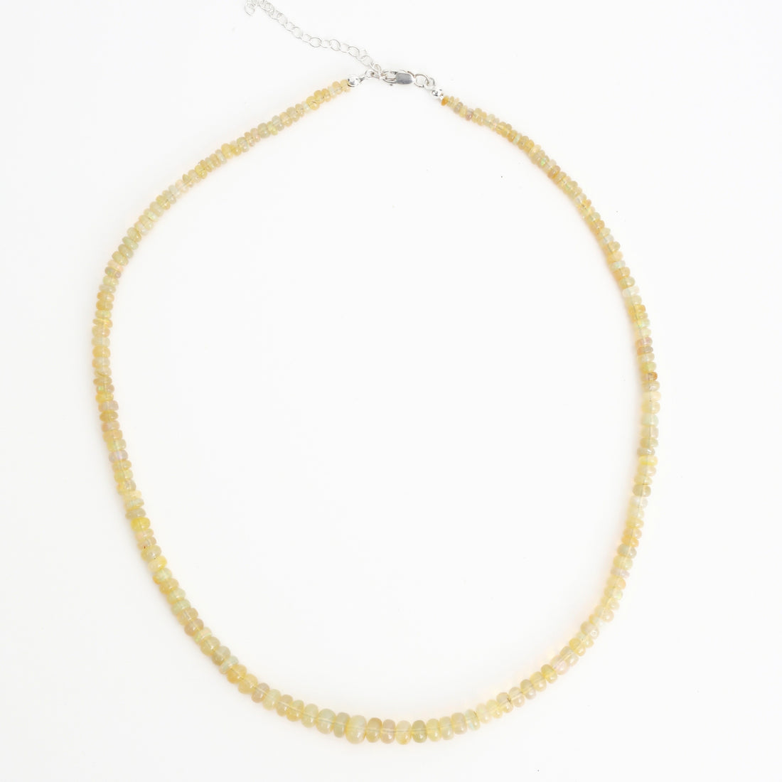 Laura Golden Amber Graduated Opal Necklace