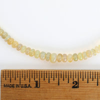 Laura Golden Amber Graduated Opal Necklace