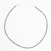 Benson Blue Sapphire Beaded Necklace