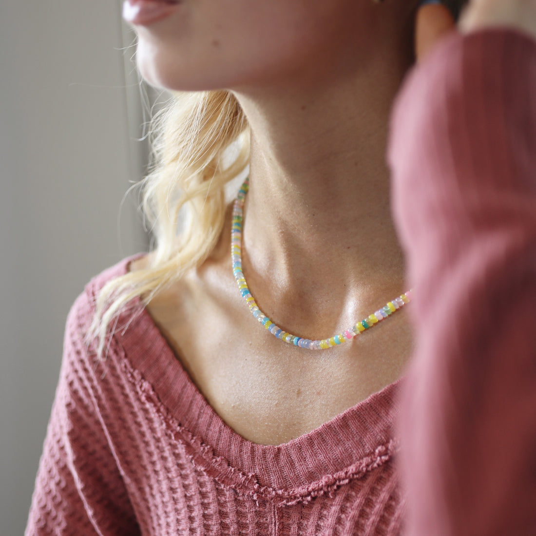 Candy Opal Necklace - Bright