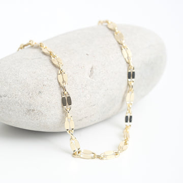 Chunky Flat-Dapped Chain Bracelet
