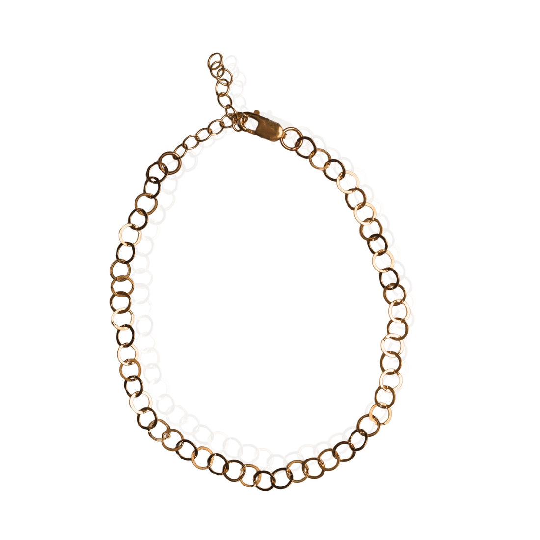 Circle Sequin Bracelet – Sterling Silver or 14k Gold Fill