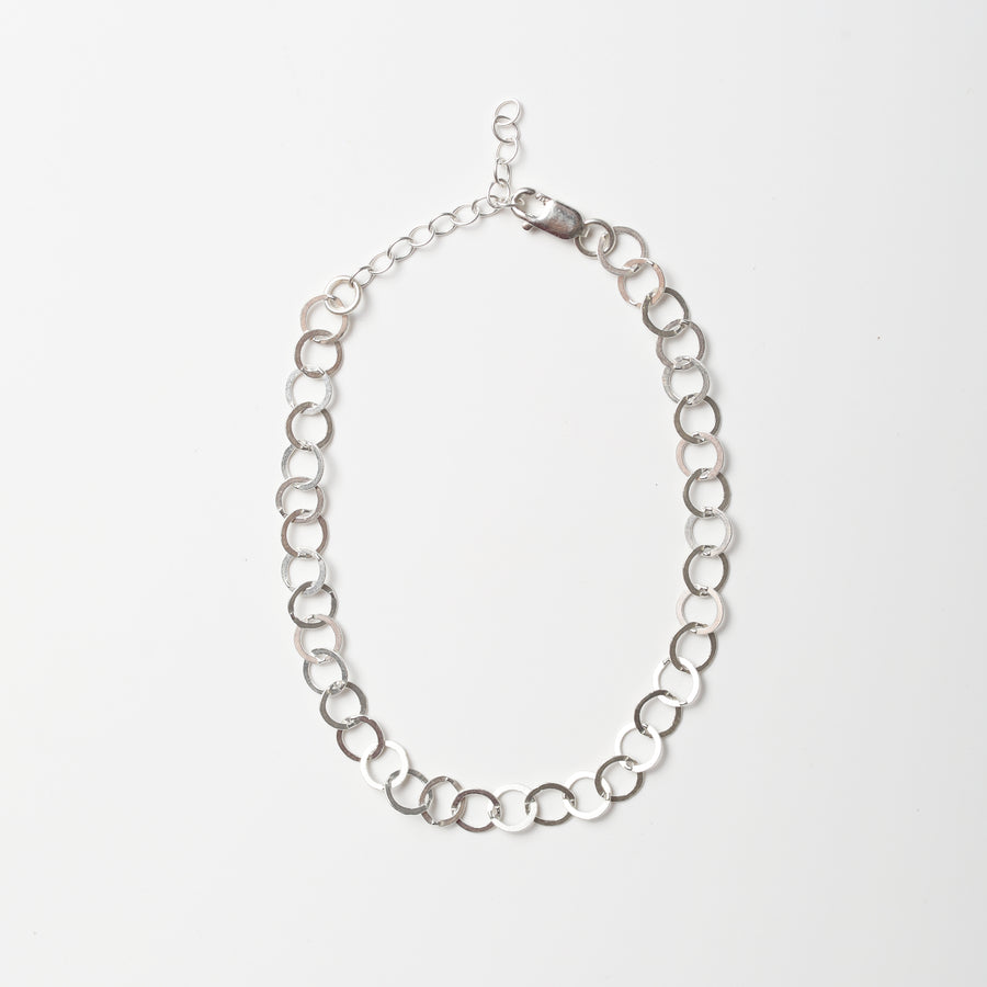 Circle Sequin Bracelet – Sterling Silver or 14k Gold Fill