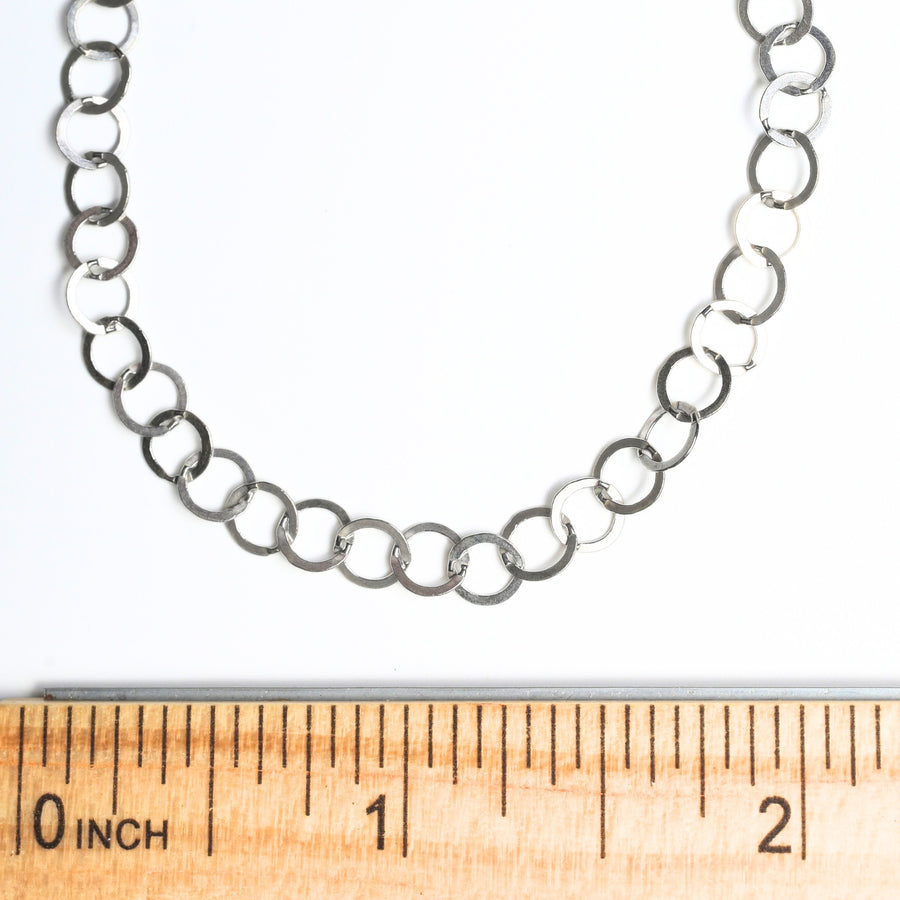 Circle Sequin Bracelet – Sterling Silver or 14k Gold Fill