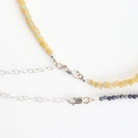 Benson Blue Sapphire Beaded Necklace