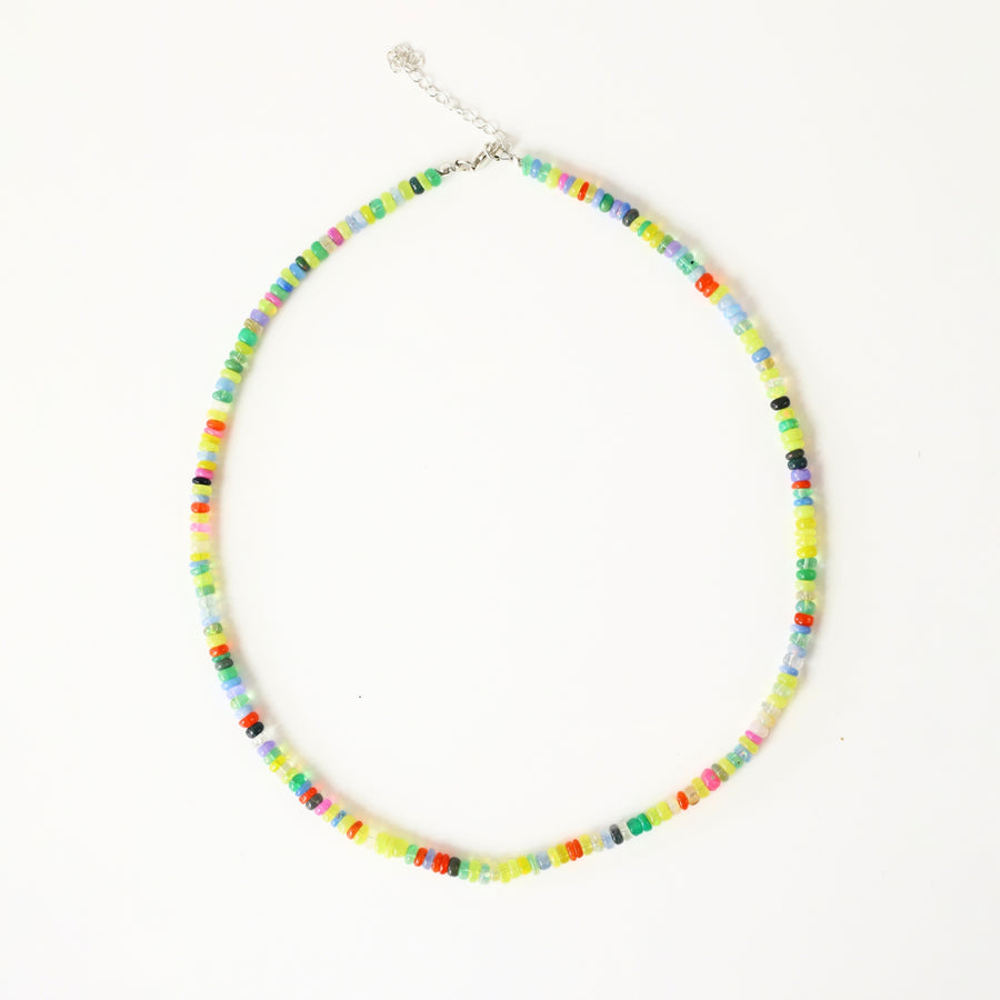 Confetti Opal Necklace - Sunshine Colors