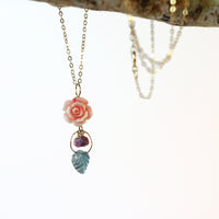 Dance in the Field Rosette Tourmaline Necklace