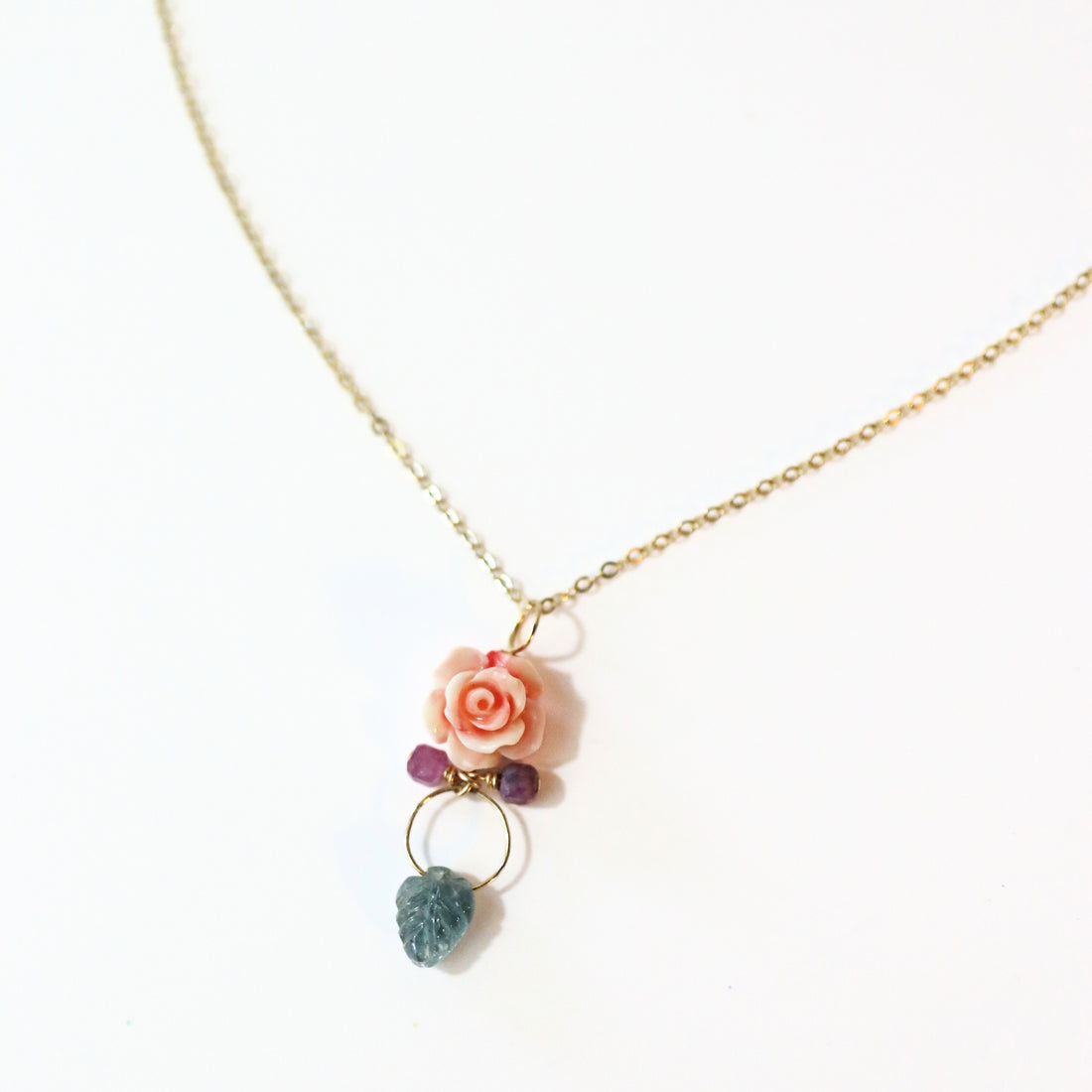 Dance in the Field Rosette Tourmaline Necklace