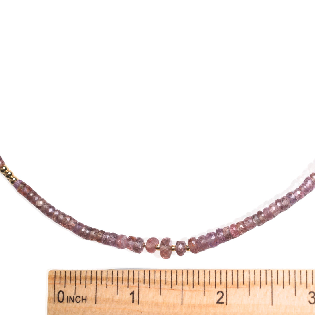 Sapphire Necklace in Sunset Purple