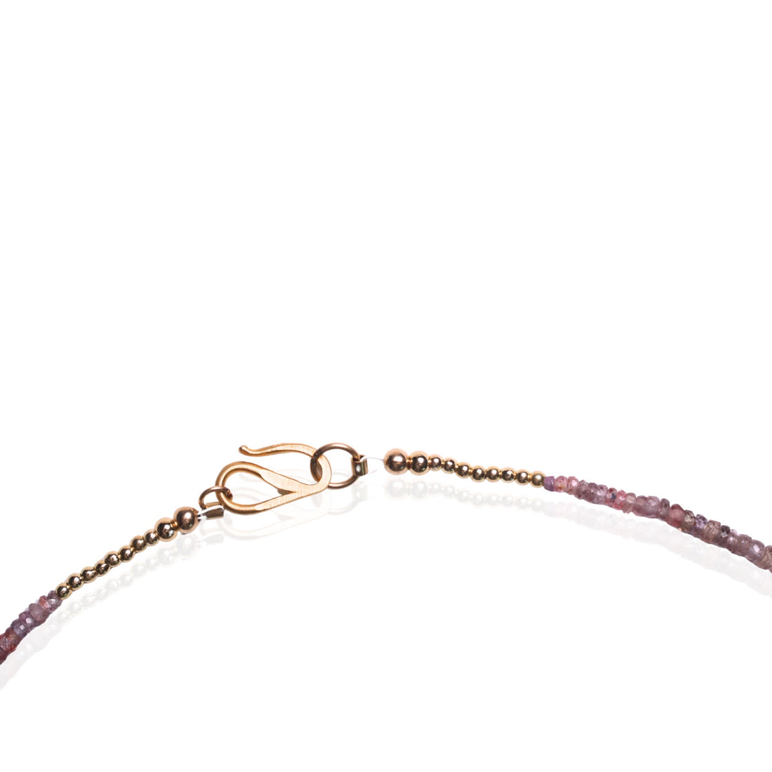 Sapphire Necklace in Sunset Purple