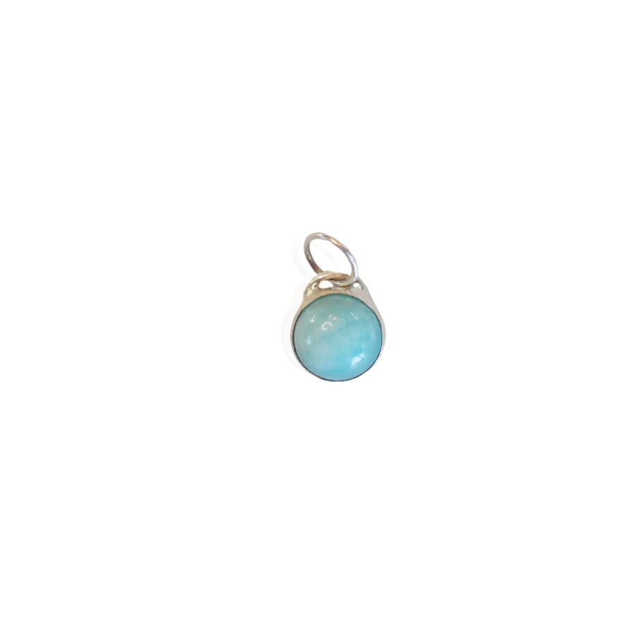 Button Gemstone Charm Necklace - Gumdrop Color Story