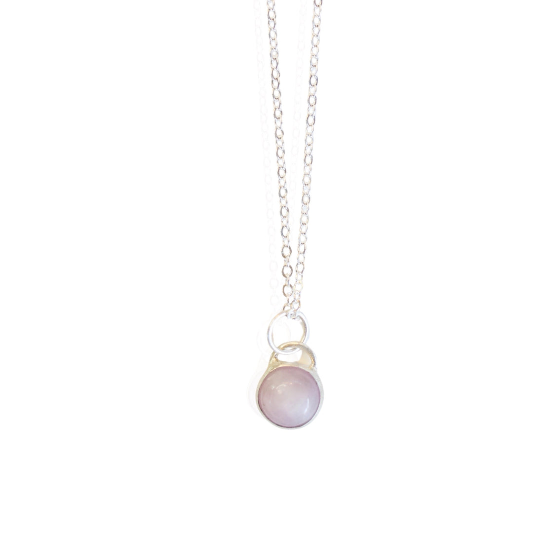 Button Gemstone Charm Necklace - Gumdrop Color Story