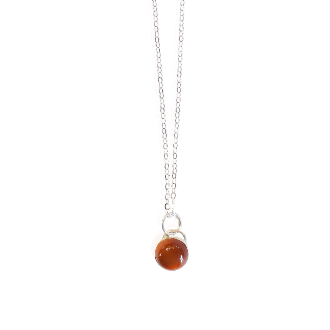 Button Gemstone Charm Necklace - Gumdrop Color Story