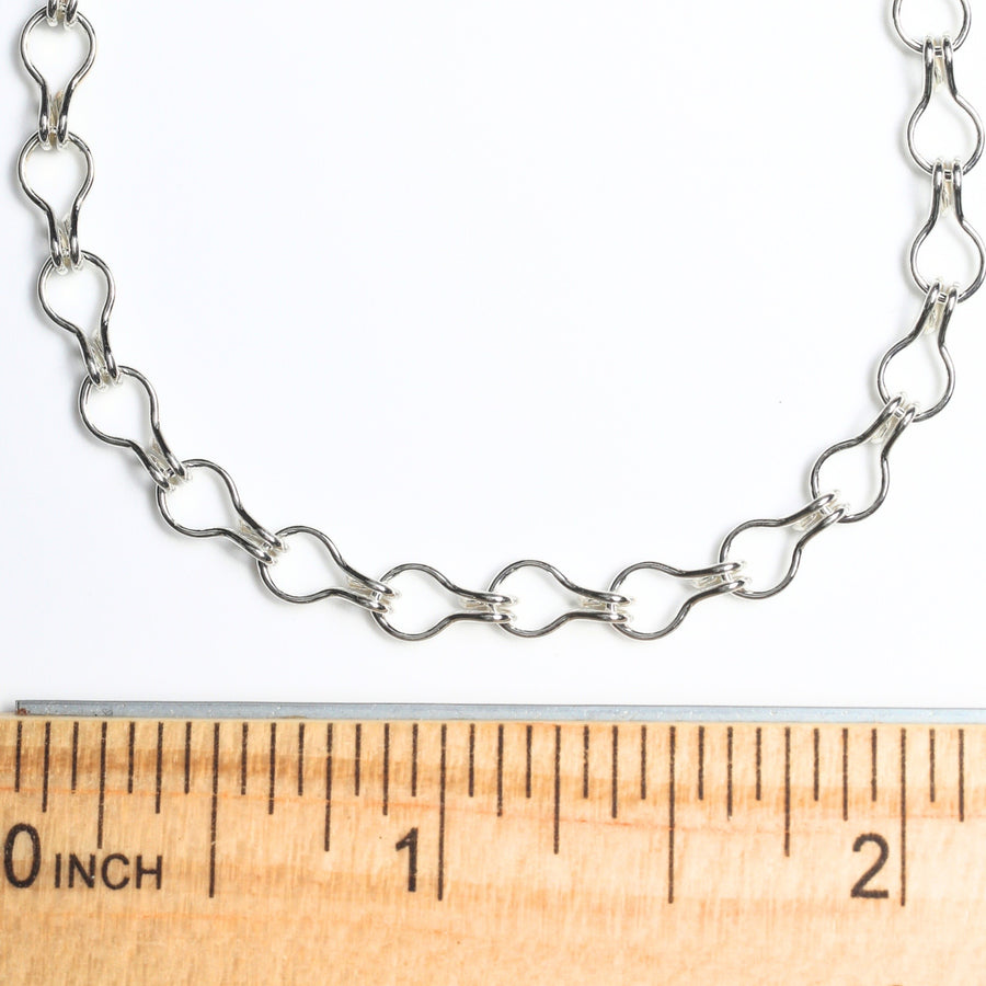 Ladder Chain Bracelet – Sterling Silver