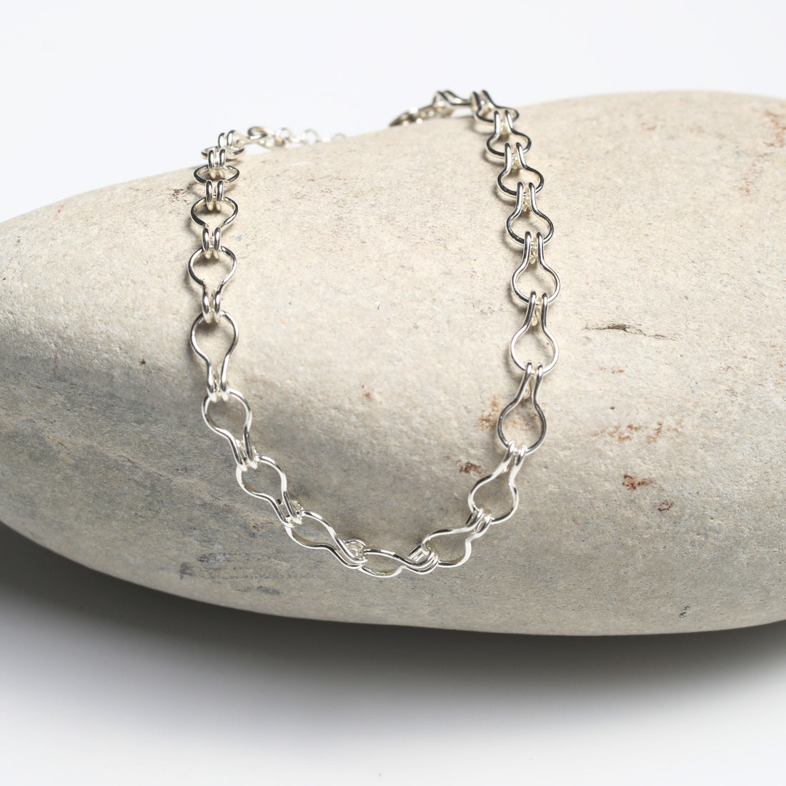 Ladder Chain Bracelet – Sterling Silver