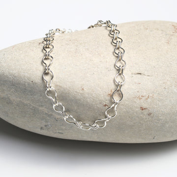 Ladder Chain Bracelet – Sterling Silver